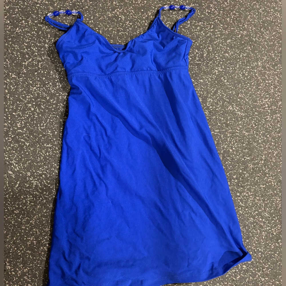 Vibrant Blue Swim Dress